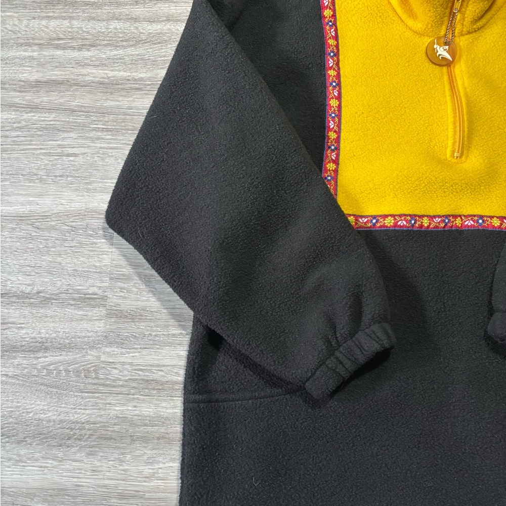 Tundra Canada Sport Vintage Fleece Quarter Zip Sweater - Size Large - Picture 2 of 13